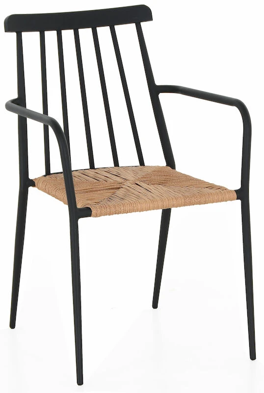 Envy Eva Puutarhatuoli Musta/luonnonväri 4 Envy Eva Puutarhatuoli Musta/luonnonväri - Image 4