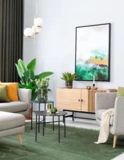 Envy Pyöreä Apupöytä Ø50 Cm Musta -Veke kauppa envy apupoyta 50cm musta web