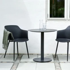 Envy Hector Puutarhapöytä Ø70 Cm Musta