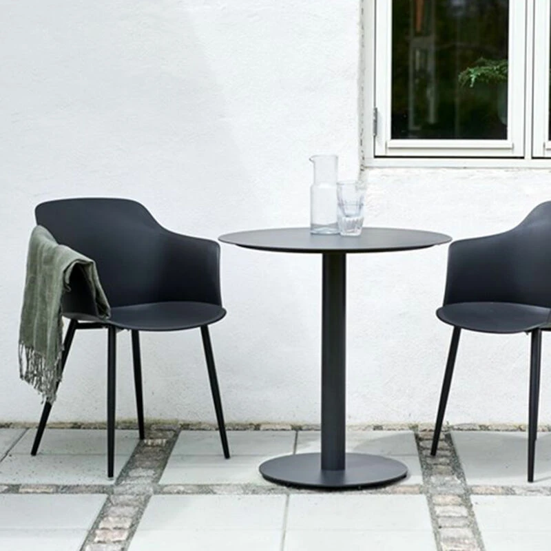 Envy Hector Puutarhapöytä Ø70 Cm Musta 1 Envy Hector Puutarhapöytä Ø70 Cm Musta