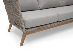 Hillerstorp Himmelsnäs Kulmasohva Beige Polyrottinki/tiikki -Veke kauppa hillerstorp himmelsnas kulmasohva beige polyrottinki 4