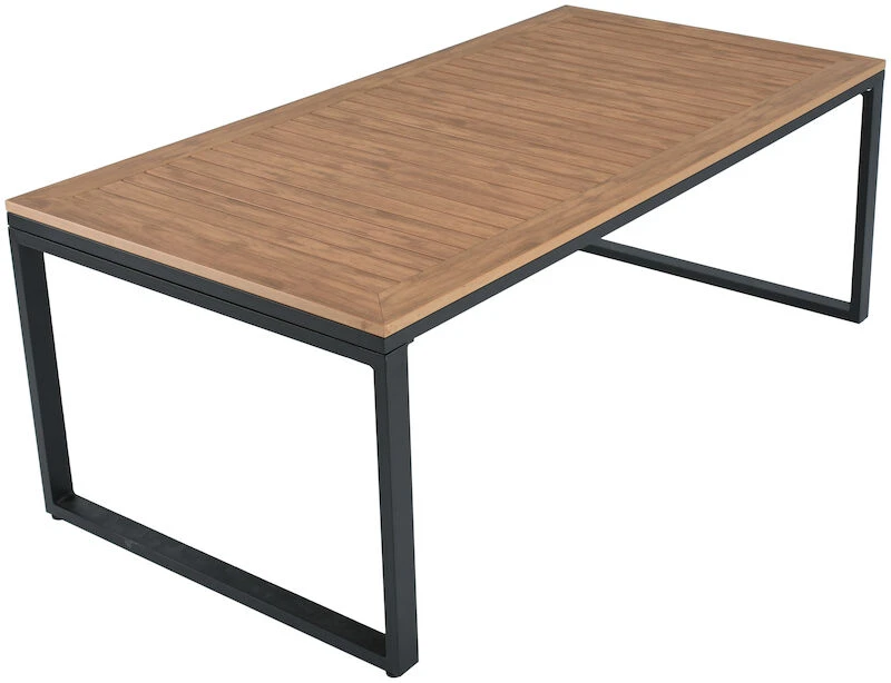 Veke Ilma Ruokapöytä 200x100 Cm Musta/ruskea 6 Veke Ilma Ruokapöytä 200x100 Cm Musta/ruskea - Image 6