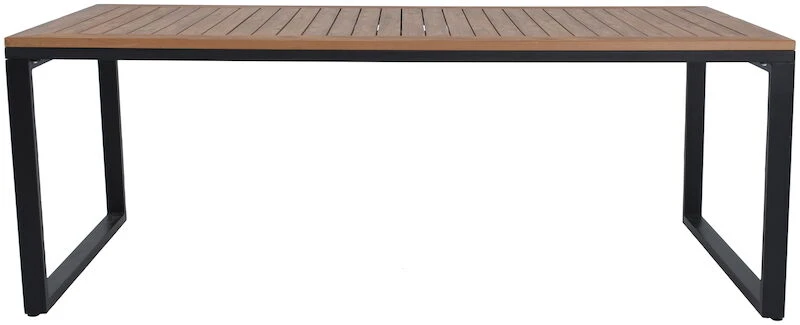 Veke Ilma Ruokapöytä 200x100 Cm Musta/ruskea 5 Veke Ilma Ruokapöytä 200x100 Cm Musta/ruskea - Image 5