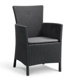 Keter Iowa Tuoli, Grafiitin Harmaa 8 Keter Iowa Tuoli, Grafiitin Harmaa -Veke kauppa iowa dining chair graphite cool grey 2 1
