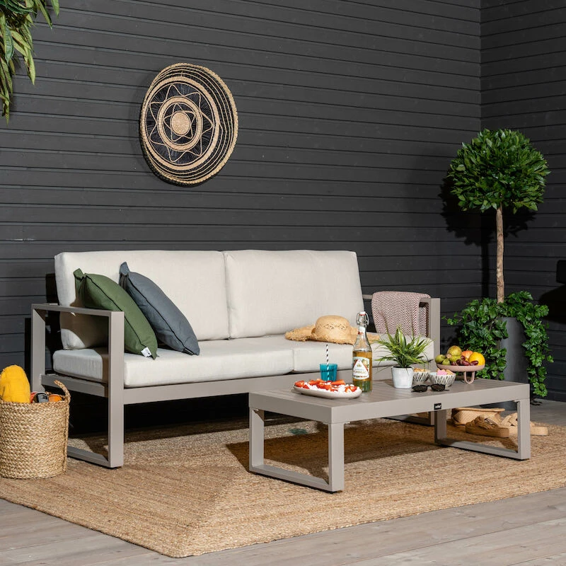 Veke Kallas Sohvapöytä 110x50 Cm Greige 2 Veke Kallas Sohvapöytä 110x50 Cm Greige - Image 2