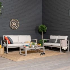 Veke Kallas Sohvaryhmä 3+2 Sohvapöydällä Greige/hiekka -Veke kauppa kallas sohvaryhma 32 greige hiekka miljoossa web 9