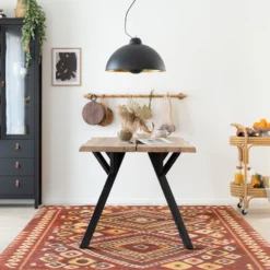 Veke Lana Lankkupöytä 150x88 Cm Antiikkipetsattu/musta -Veke kauppa lana lankkupoyta 150x88 cm musta antiikkipetsattu web 11