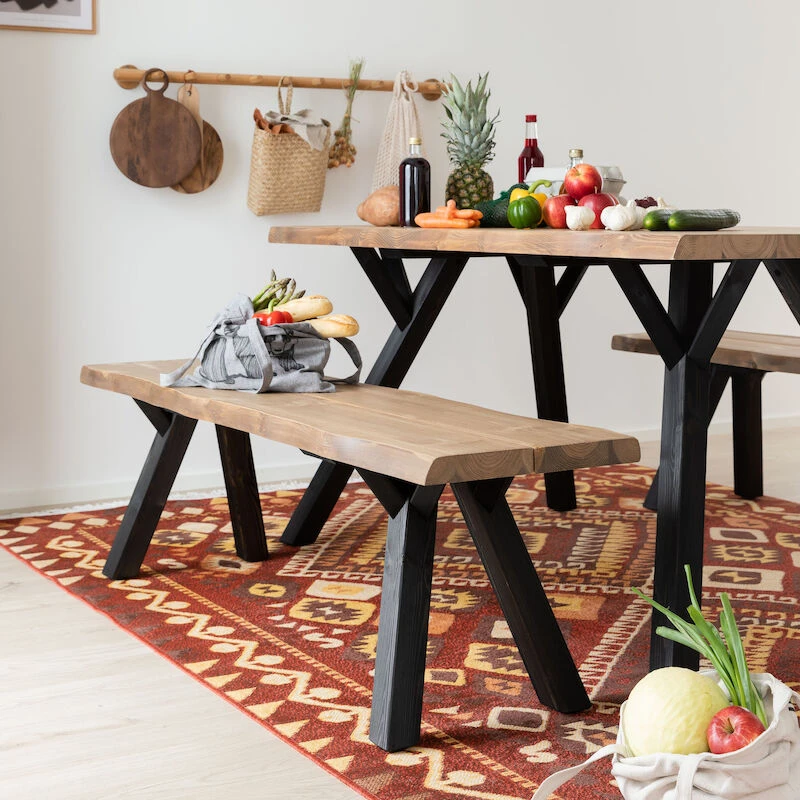 Veke Lana Penkki 150 Cm Antiikkipetsattu/musta 2 Veke Lana Penkki 150 Cm Antiikkipetsattu/musta - Image 2