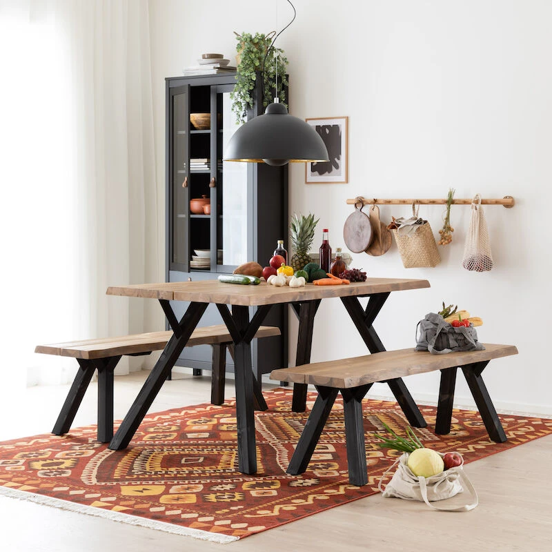 Veke Lana Penkki 150 Cm Antiikkipetsattu/musta 4 Veke Lana Penkki 150 Cm Antiikkipetsattu/musta - Image 4