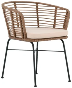 Veke Lehmus Tuoli Luonnonväri, Mustat Jalat 9 Veke Lehmus Tuoli Luonnonväri, Mustat Jalat -Veke kauppa lehmus nojatuoli