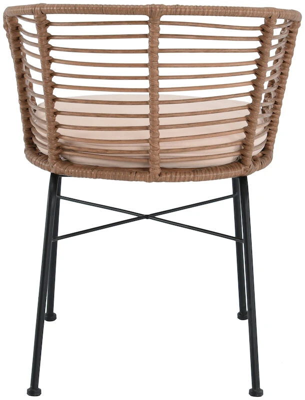 Veke Lehmus Tuoli Luonnonväri, Mustat Jalat 1 Veke Lehmus Tuoli Luonnonväri, Mustat Jalat