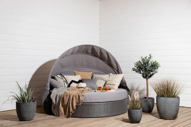 Veke Lehto Aurinkosänky Harmaa 6 Veke Lehto Aurinkosänky Harmaa - Image 6