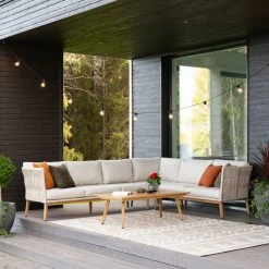 Veke Loiste KulmasohvaryhmÀ SohvapöydÀllÀ Hiekka