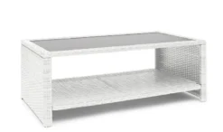 Hillerstorp Madison Sohvapöytä Valkoinen Polyrottinki