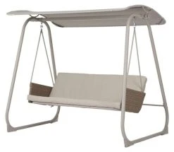 Outfit Silke 3-istuttava Pihakeinu Harmaa/luonnonvari Hiekkapehmusteet -Veke kauppa outfit silke 3 istuttava pihakeinu harmaa luonnonvari hiekka 3