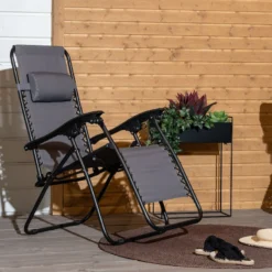 Veke Oxford Aurinkotuoli Tummanharmaa