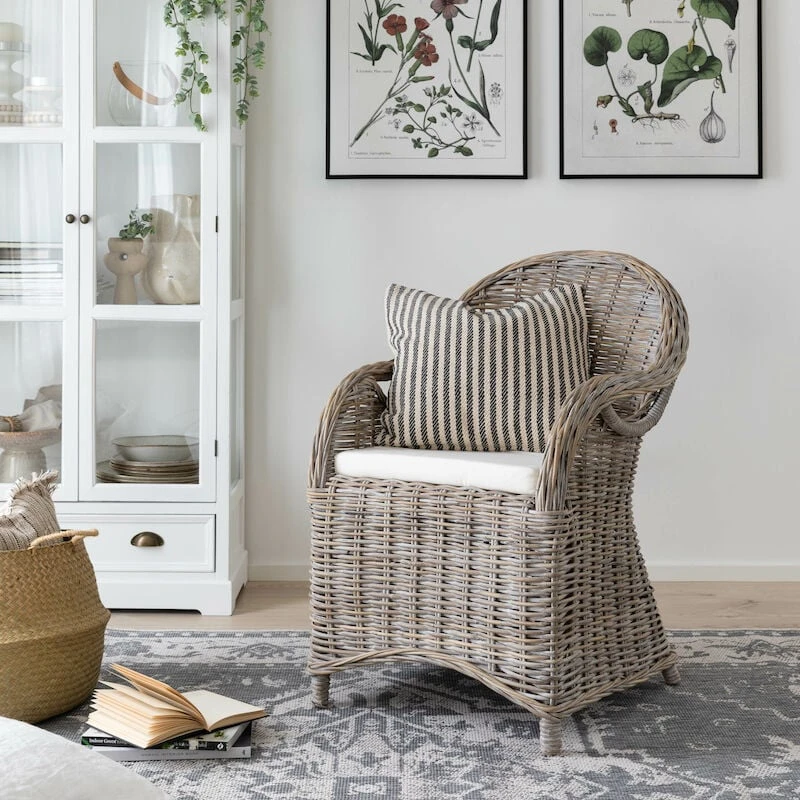 Veke Pihka Rottinkinojatuoli Valkovahattu Kubu 3 Veke Pihka Rottinkinojatuoli Valkovahattu Kubu - Image 3