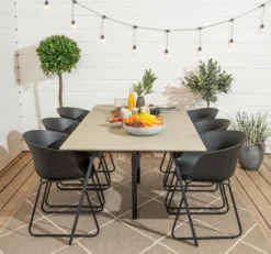 Envy Durafit Ruokapöytä 100x200 Cm Musta/harmaa 8 Envy Durafit Ruokapöytä 100x200 Cm Musta/harmaa -Veke kauppa seattle envy durafit 6 hengen ruokailuryhma harmaa musta 5