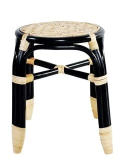 Veke Sola Rottinkijakkara Musta/luonnonväri