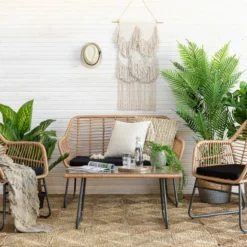 Veke Stockton Sohvapöytä Luonnonväri, Tummanharmaat Jalat -Veke kauppa stockton sohvaryhma