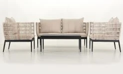 Veke Hiutale Sohvaryhmä Musta/luonnonväri -Veke kauppa veke hiutale sohvaryhma musta luonnonvari 642832 0 0