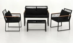 Veke Long Sohvaryhmä Alumiinirungolla, Musta/ruskea 9 Veke Long Sohvaryhmä Alumiinirungolla, Musta/ruskea -Veke kauppa veke long sohvaryhma alumiinirungolla musta ruskea 253 LONG 0 1