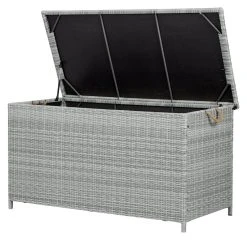 Vila Vinga Pehmustelaatikko Hiekan Värinen Polyrottinki/alumiini 6 Vila Vinga Pehmustelaatikko Hiekan Värinen Polyrottinki/alumiini -Veke kauppa vila pehmustelaatikko hiekka 1