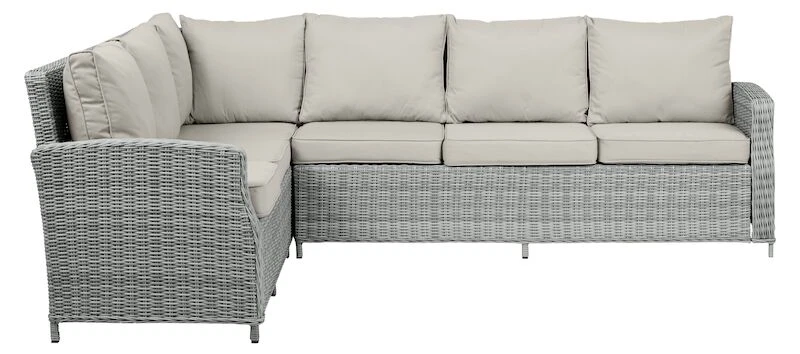 Vila Vinga Kulmasohva Hiekan Värinen Polyrottinki/alumiini 6 Vila Vinga Kulmasohva Hiekan Värinen Polyrottinki/alumiini - Image 6