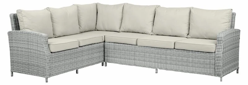 Vila Vinga Kulmasohva Hiekan Värinen Polyrottinki/alumiini 2 Vila Vinga Kulmasohva Hiekan Värinen Polyrottinki/alumiini - Image 2