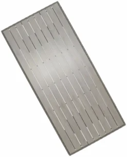 Vila Orust Puutarhapöytä 140x74 Cm Harmaa Polyrottinki/alumiini